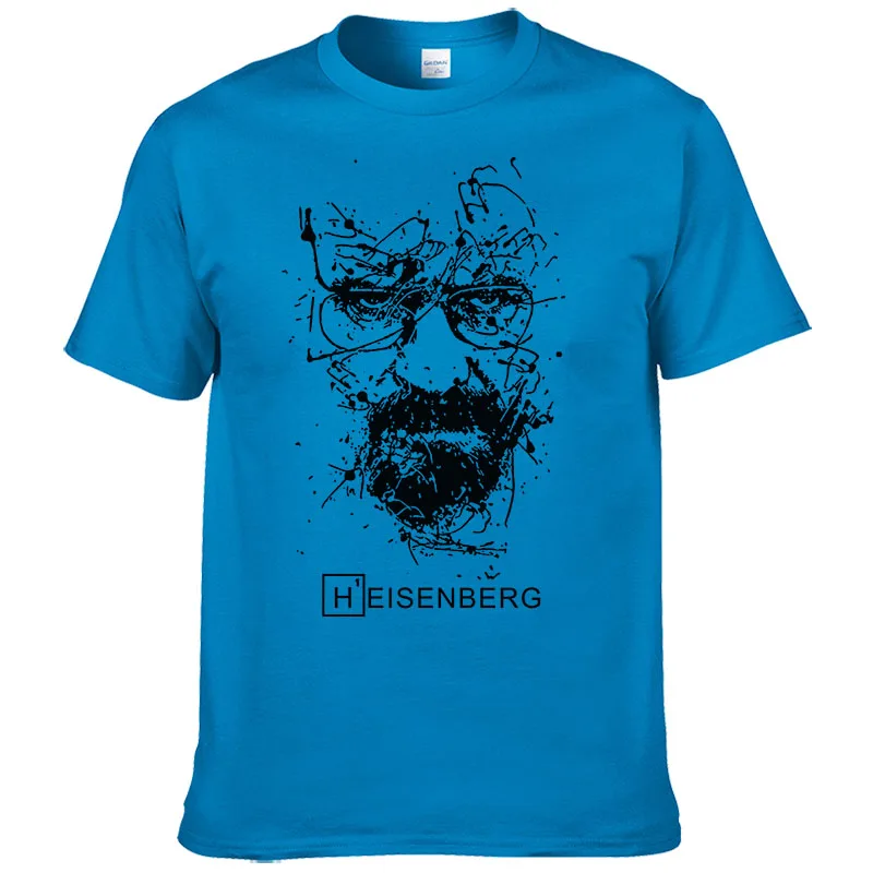 Новая мода Breaking Bad футболки Для мужчин Гейзенберг Camisetas Hombre Для мужчин прохладный Футболка Топы корректирующие хлопковая футболка с коротким рукавом#191