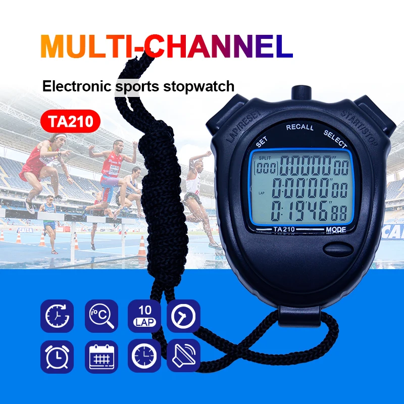 running watch with stopwatch