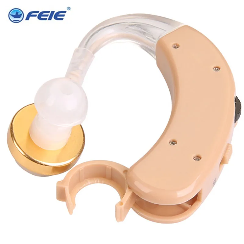Voice Amplifier Hearing Aids Portable Invisible BTE Ear Care Machine For Elderly Deaf Battery Headphone Adjustable Tone S 520
