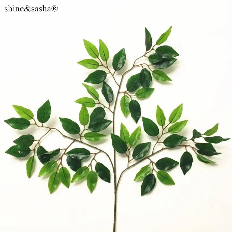 fake orange leaf artificial banyan leaf big tree leaf fake tree home