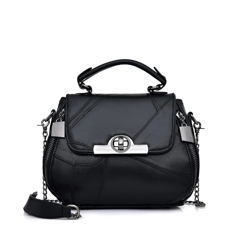 

PU Single Shoulder Bag Girl 2019 New European and American Fashion Chain Slanting Bag