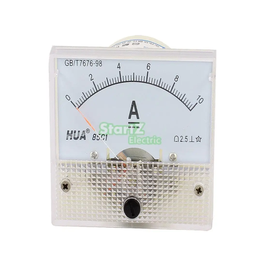 DC Analog Meter Panel 10A AMP Current Ammeters 85C1 0 10A Gaugein Current Meters from Tools on