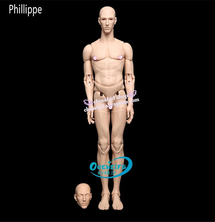 Dollshe ремесло DS Grant Phillippe 44 см 1/4 BJD SD Кукла Смола Модель для мальчиков тело dollstown iplehouse idealian fu msd