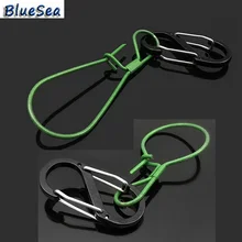 2 шт./партия, замок из цинкового сплава, замок из нержавеющей стали, замок для ловли рыбы, замок для альпинизма, уличная сумка, замок