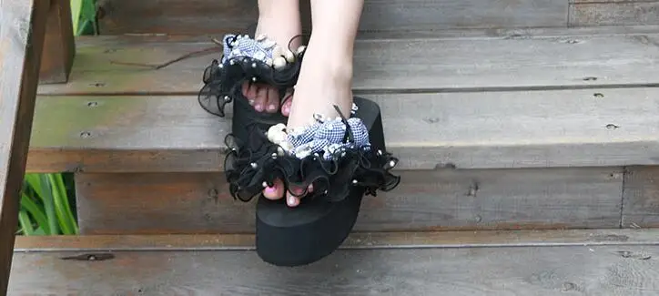 Дамские тапочки мод медведь бриллианты "сделай сам" Персонализированные сандалии-вьетнамки пляжные сандалии на платформе; Туфли на