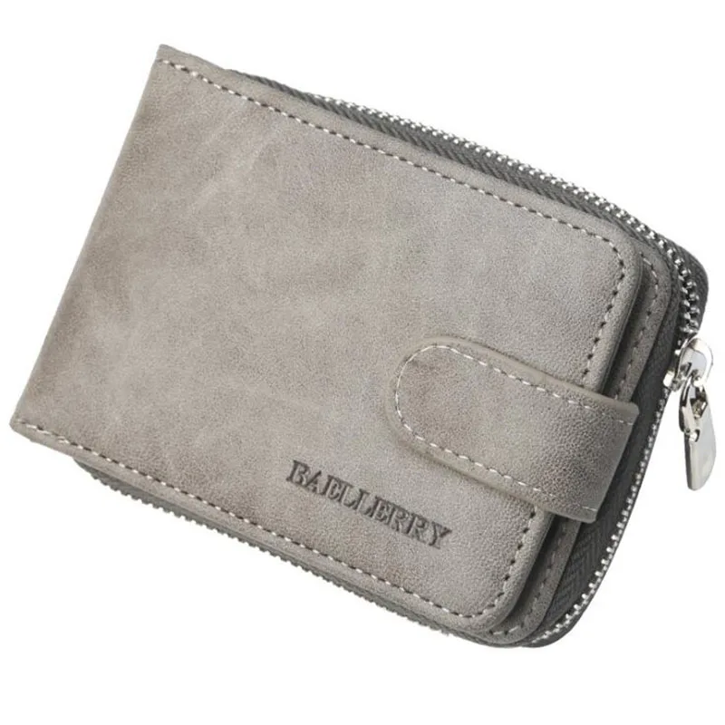 

Top Quality Short Wallet Men Money Bag Multi Bits Card Holder Purse Male Leather Card Wallet Man Small Clutch Wallet Purse 2019