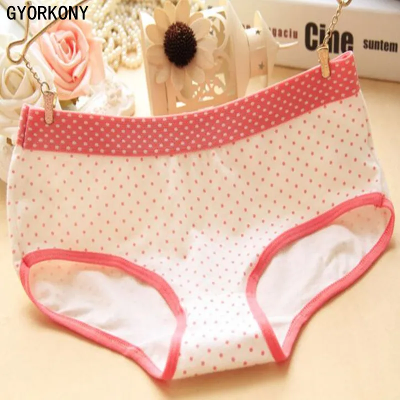 Hot Candy Color Panties High Quality Lovely Cute Girl Underwear Panties Cotton Briefs 5pcslot A 