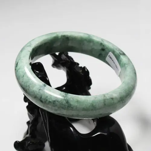 

Hot sale Beautiful Certified Grade "A" Natural Green Jadeite Jade Gems Bangle Bracelet