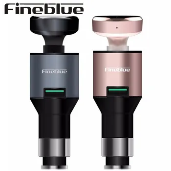 

Fineblue F-458 Bluetooth 4.0 Mono Stereo Headset and Car Charger 2 In 1 Wireless Noise Cancelling Earphone with Mic for Driving