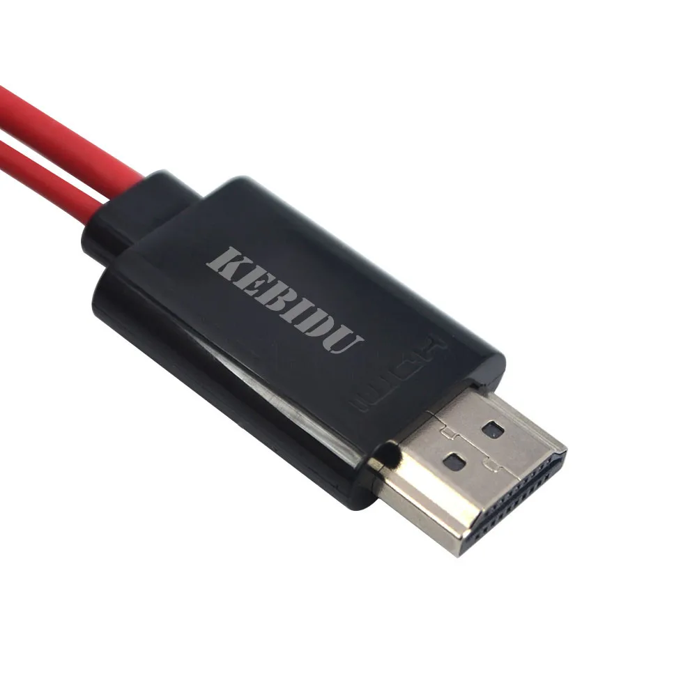 Kebidu 2 м позолоченный микро HDMI к HDMI кабель HD 1080P Male-Male для HDTV для песни htc Moto samsung LG HDMI телефон планшет