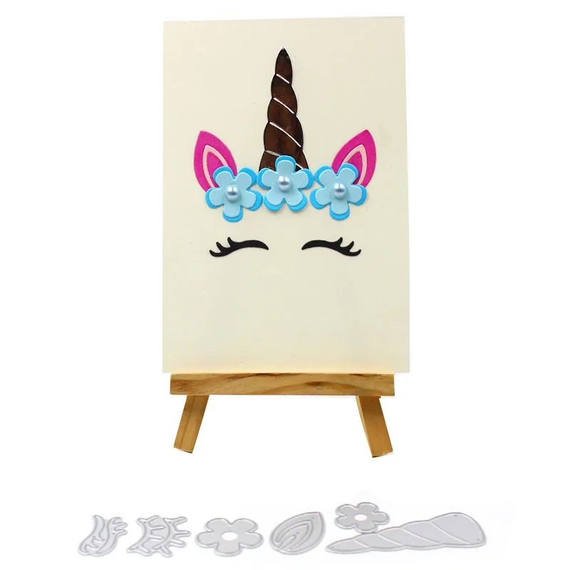 

Build up Unicorn Metal Cutting Dies Stencils for DIY Scrapbooking/Card Making Paper Craft Decoration AM06