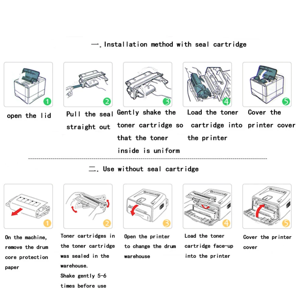 1 компл. CF410A CF410 410A картридж совместимый для HP Цвет LaserJet Pro M477 M477fnw M452dn принтера