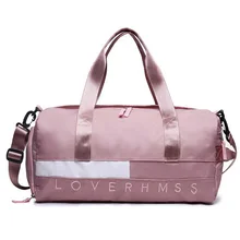 Женская сумка для фитнеса, мужская сумка с буквенным принтом, сумка для путешествий, сумка для багажа, спорта, фитнеса