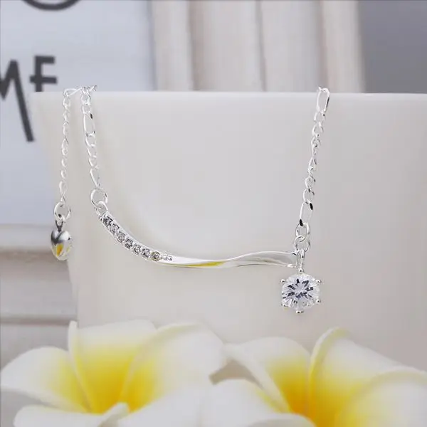 wave E123S 2014 fashion sale silver plated Brass bijoux vintage jewelry for men and women nice