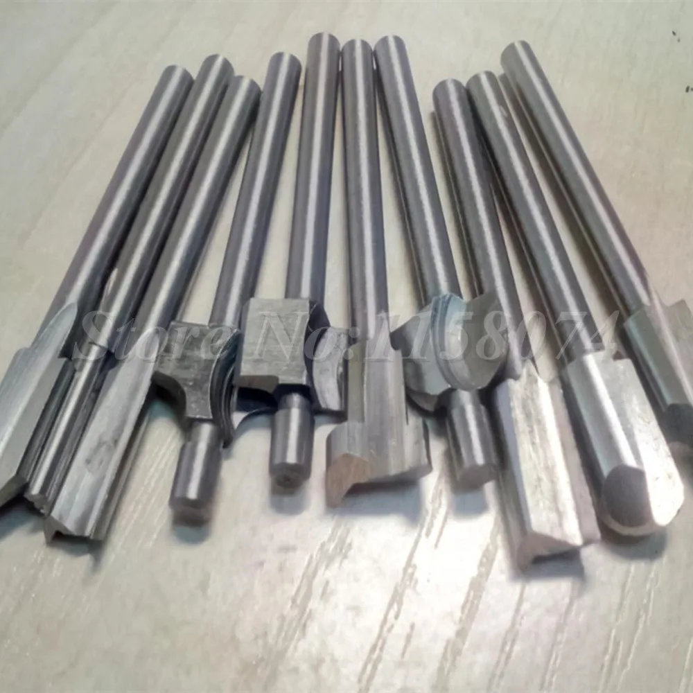 Mini Shank Hss Router Bits Files Fits Dremel Rotary Tool Set HSS