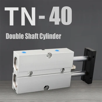 

TN Type 40mm Bore Pneumatic Cylinder TN40*10/20/30/40/50/60/70/80/90/100/125/150mm Stroke Dual Rod Double Acting Air Cylinder