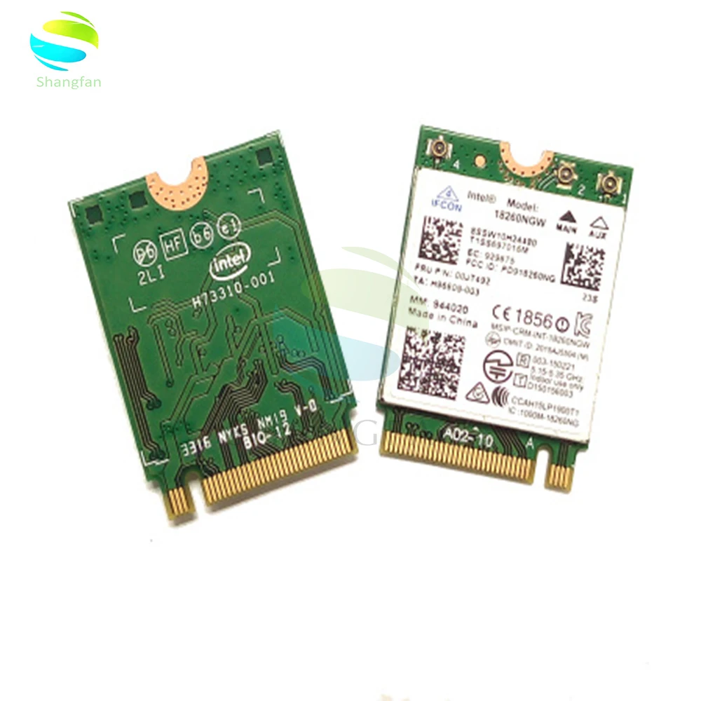 Para Intel Wireless-AC 18260AC 00JT492 M.2 802.11ac 867Mbps WiFi + BT 4.1 cartão para Lenovo X260 T460 t460S T460P YOGA 260