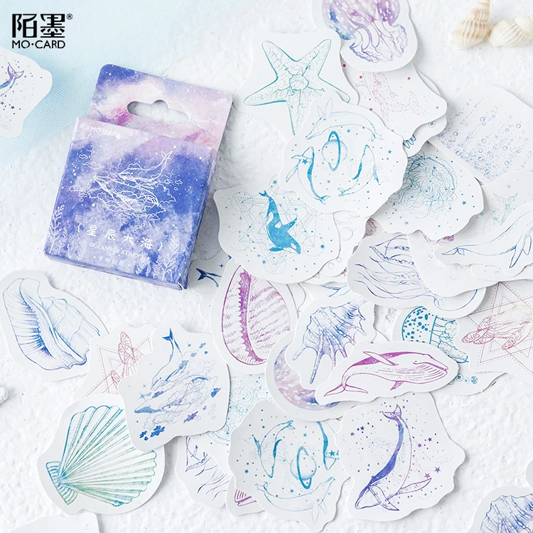 

45pcs/pack Colorful Adhesive Sticker Decorative Label Gift Wrapping Sticker Kid Craft Scrapbooking Sticker Set for Diary,Album