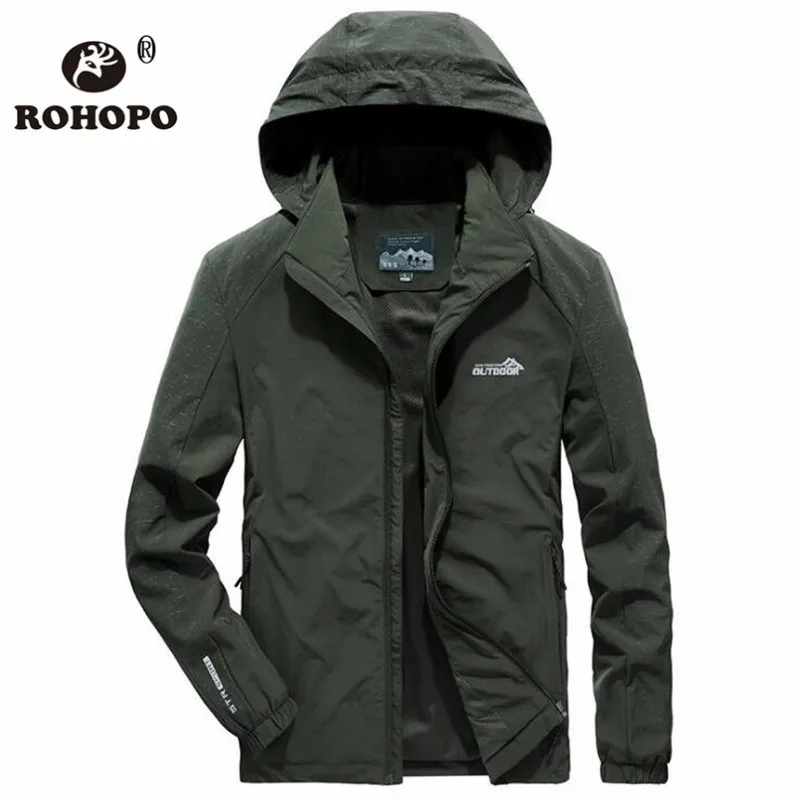 Hooded Waterproof Jacket Men Summer Male Deep Blue Windbreaker L to 5XL Big Size Casual Outwear Field Male Soft Shell Outwear Hooded Waterproof Jacket Men Summer Male Deep Blue Windbreaker L to 5XL Big Size Casual Outwear Field Male Soft Shell Outwear
