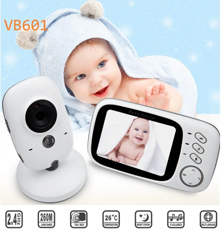 

Fimei VB603 3.2 Inch Wireless Video Color Night Vision Baby Monitor Camera Baby Sleep Security Video Camera Monitor LCD Screen