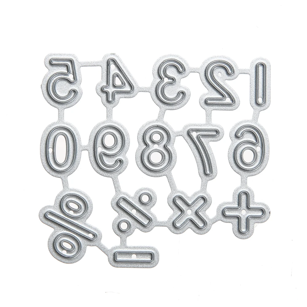 

Numbers Die Board Cutting Dies Stencils for DIY Scrapbooking Craft Album Embossing DIY Handmade Metal Paper Cards