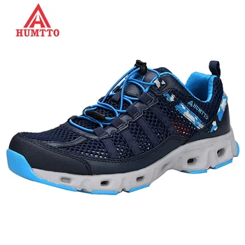 

HUMTTO Brand 2018 Hiking Shoes Men Summer Breathable Professional Outdoor Trekking Water Shoes Climbing & Fishing Man Sneakers