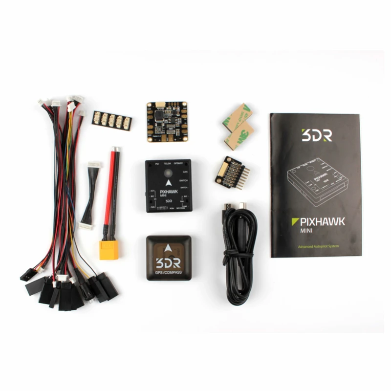 

Holybro 3DR Pixhawk Mini Autopilot with Micro M8N GPS Built-in Com pass and PM06 Boa for RC Drone