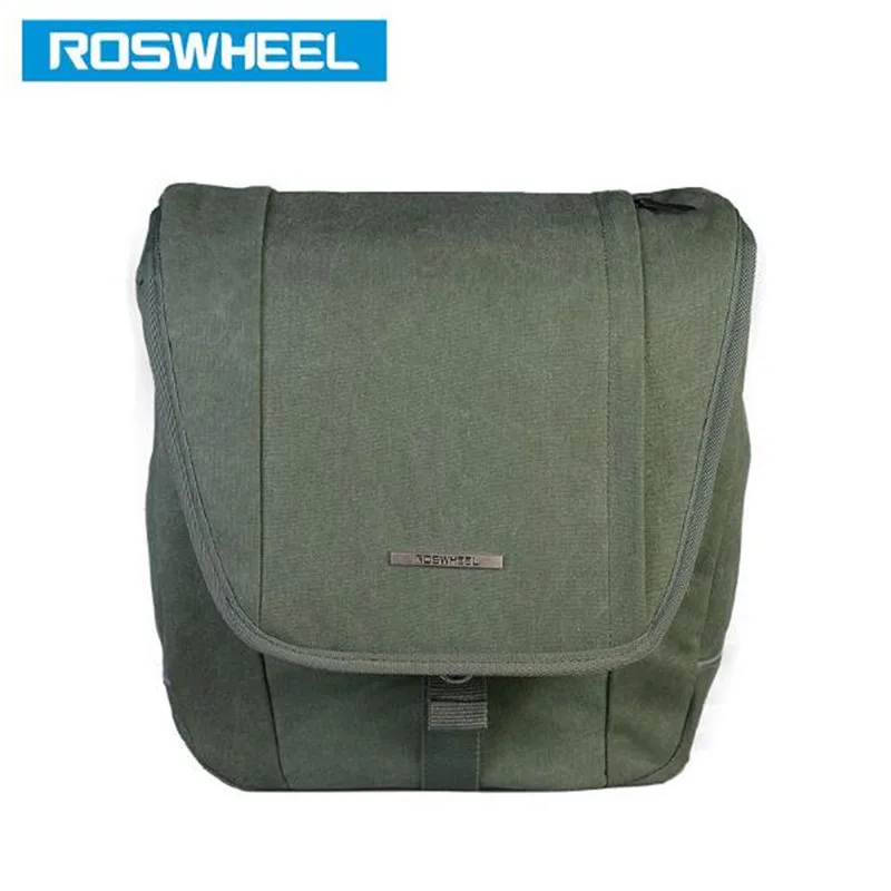 Велосипедная сумка ROSWHEEL 20L ретро холщовая велосипедная MTB задняя стойка чехол для