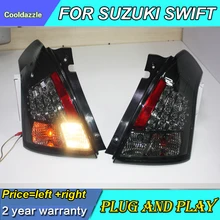 Для SUZUKI Swift светодиодный задний фонарь 2006 2007 2008 2009 2010 год задний фонарь с Парковка лампы поворота поворотные сигналы, во-вторых