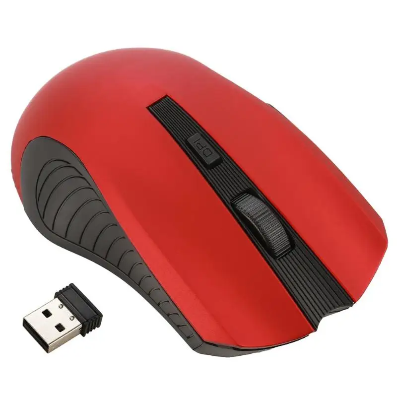 W7 usb-проводом, 6 кнопок, 2,4G Беспроводной Мышь 1600 Точек на дюйм офисный ПК компьютера/ноутбука/компьютера USB мышей