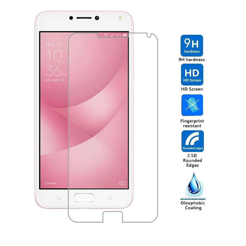 

9H Tempered Glass For Asus Zenfone 4 Max Plus ZC554KL Zenfone Live ZB501KL ZE601KL ZE551KL ZE550KL ZE520KL ZE554KL Phone Films