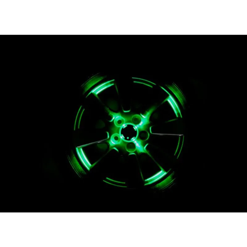 Vehemo 12 Светодиодный модный привлекательный автомобильный энергосберегающий солнечный светильник-вспышка, украшение в виде цветных колес