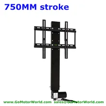 Max 995mm height TV lift height adjustable system 110-240V AC input with remote and controller Max 995mm height TV lift height adjustable system 110-240V AC input with remote and controller