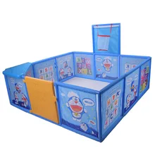 Детский манеж barrera piscina de bolas para bebes cabane enfant складной мультяшный пластиковый забор детский ползающий игровой забор 120*120*40