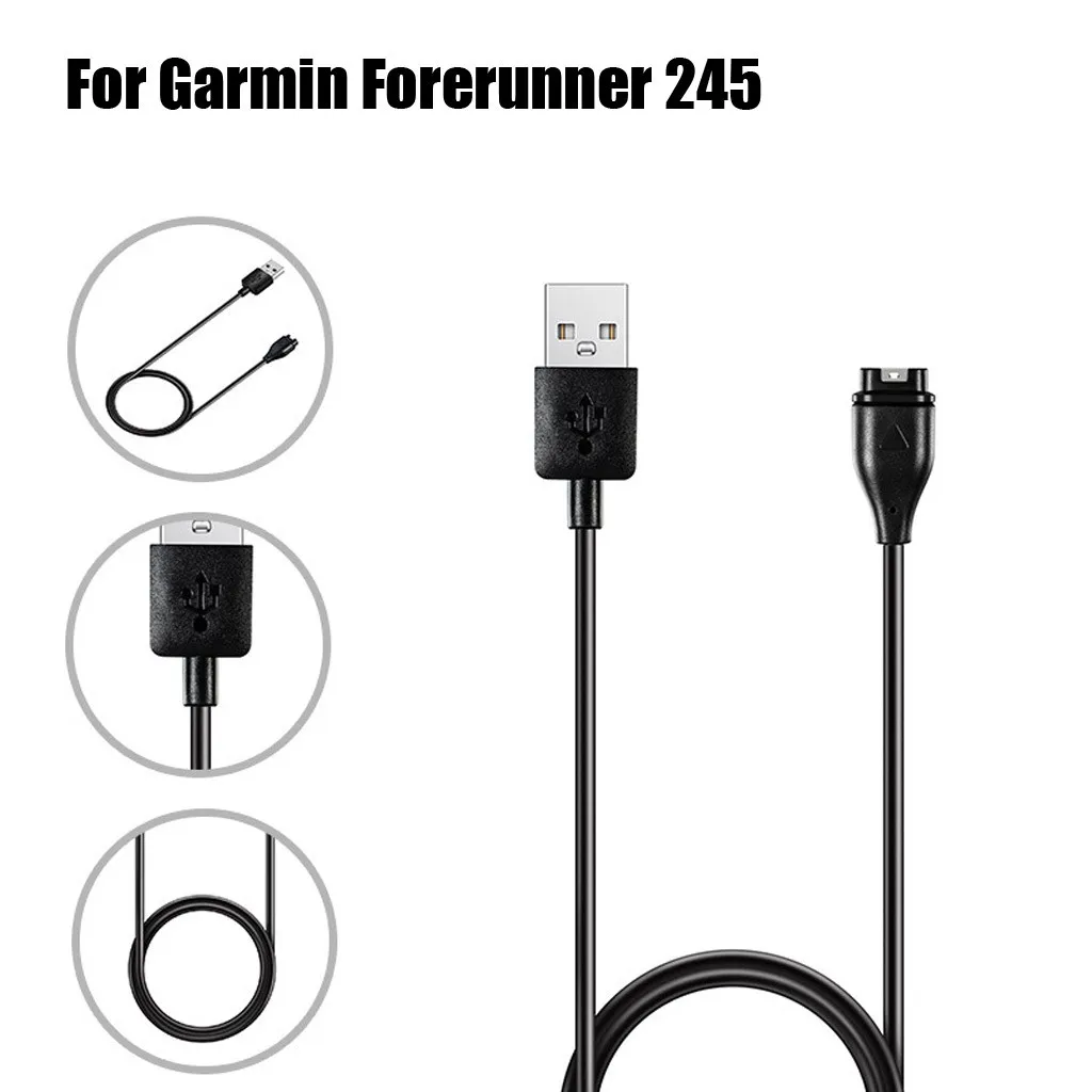 1/3 шт 100 см USB кабель для Garmin Forerunner 245/245 M сменный USB кабель для синхронизации данных кабель для зарядного устройства Смарт-часы аксессуары