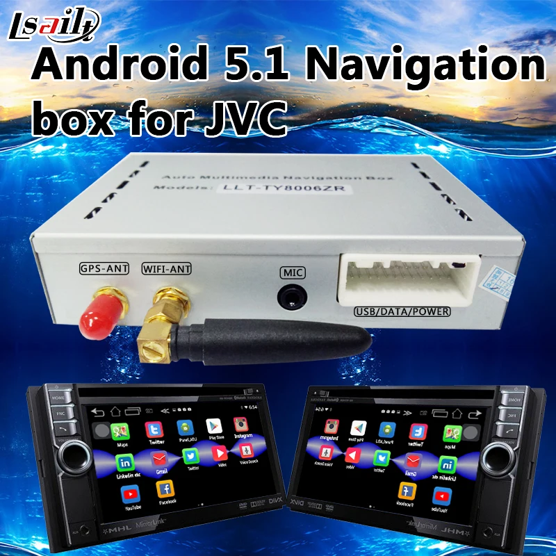 

High Speed 4-Core Android 6.0 2G RAM 1.6Ghz Special Android Navigation Box for JVC DVD support Network , Facebook , Google Play