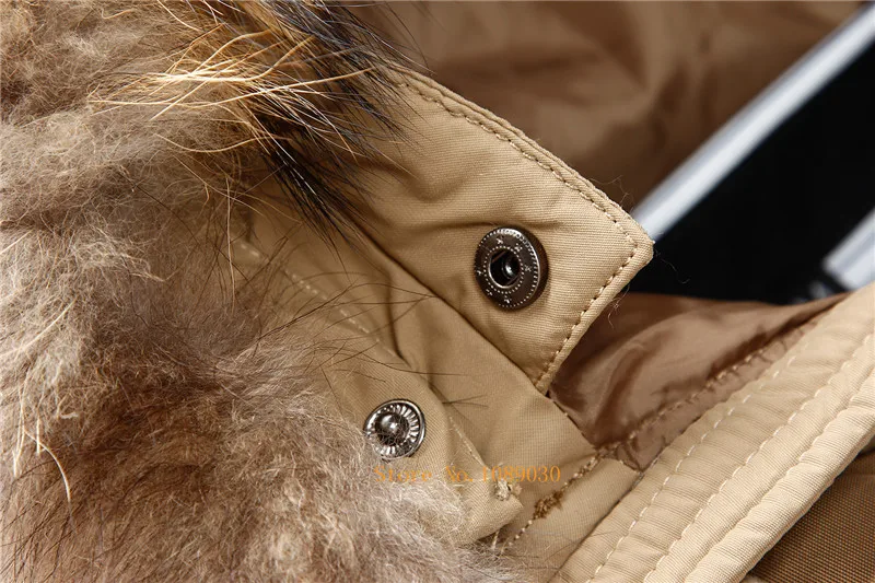 Мужской пуховик с меховым воротником, Толстая теплая русская зимняя куртка для мужчин, модный и повседневный брендовый пуховик из утиного пуха Tace& Shark