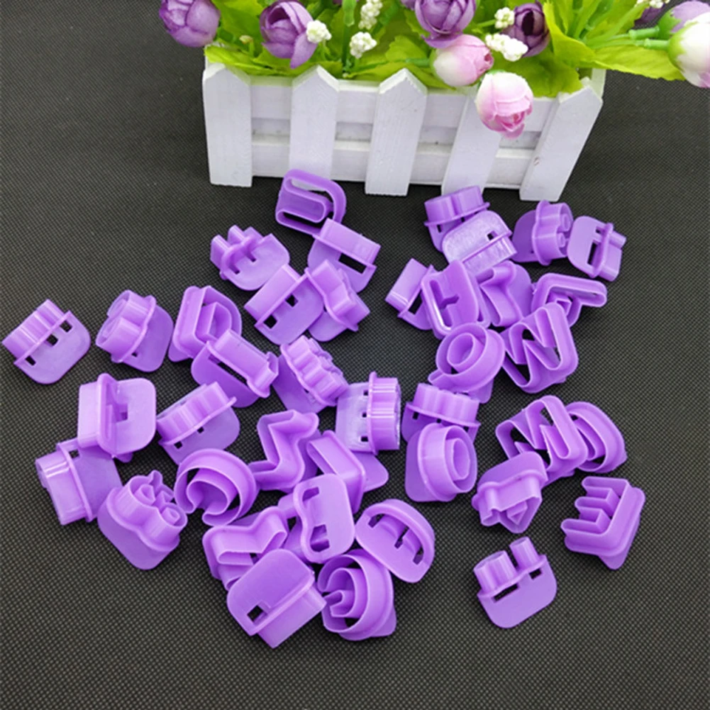 

New 40pcs Alphabet Number Letter DIY Character Fondant Cake Decorating Set Icing Cutter Mold Moulds Cake Baking Tools Decor