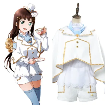 

Love Live! Lovelive Cosplay Aqours Dia Kurosawa Wonderland Ver Cosplay Costume Adult Maid Suit Dress