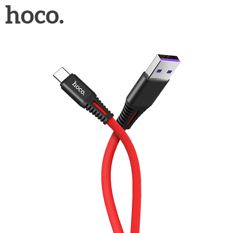 HOCO Original 5A Quick Charger Cable USB Type C For Huawei Mate 10 9 P10  Charging Cable For QC 3.0 Charger USB C Type C Cable|cable usb type-c|usb  type-cquick charger cable -