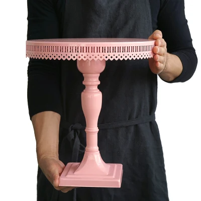 Розовая стойка для кексов, пирожное-Корзиночка лоток клетка для торта на день рождения инструменты для украшения дома конфеты бар десертный стол вечерние поставщик - Цвет: 6