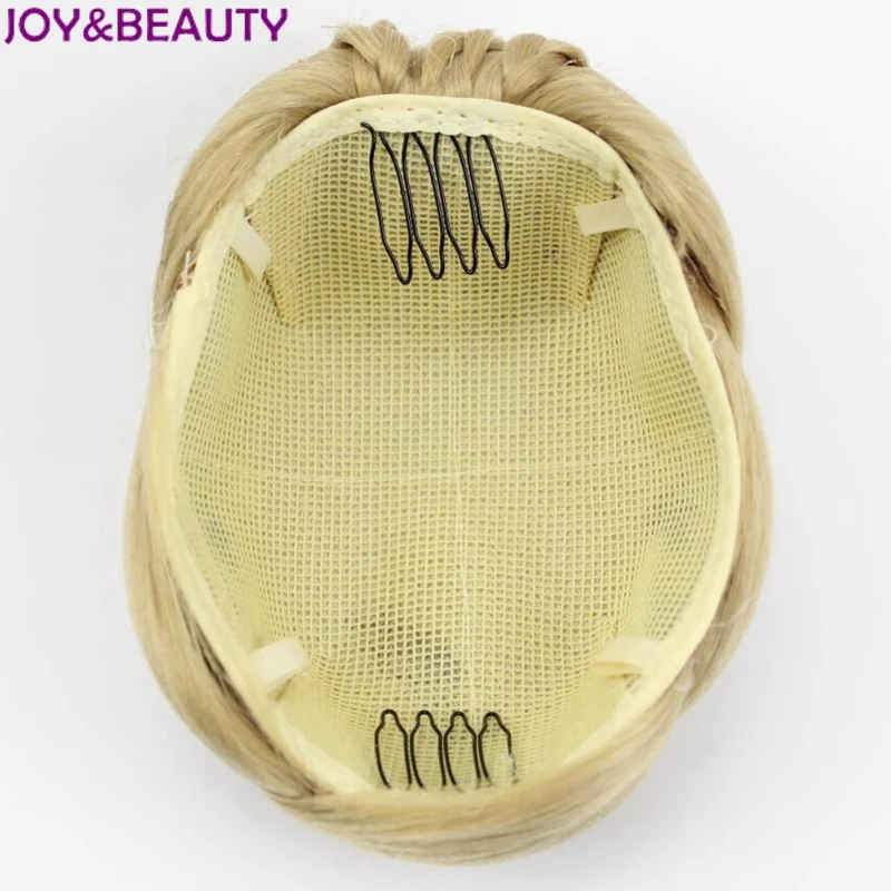 JOY&BEAUTY Synthetic Hair Piece Braided Chignon Clip In Hair Bun High Temperature Fiber Donut Hair Rollers 6 colors available