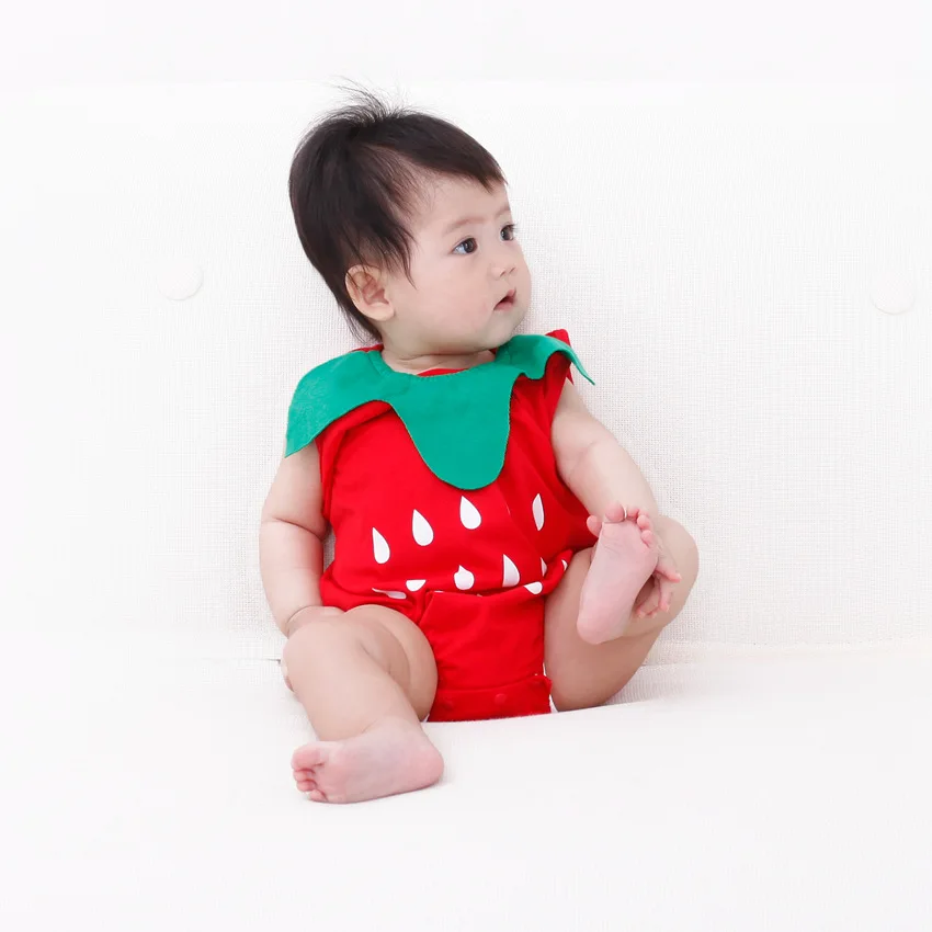 

Lovely Infant Newborn Baby Boys Girls Clothes Cartoon Bodysuit Fruit Strawberry Pineapple Watermelon Outfits Easter Costume