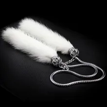 Автомобильный топ-конец кулон зеркало заднего вида норковый мех украшение интерьера модные прекрасные креативные автомобильные завесы