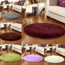 Мягкий плюшевый пушистый круглый ковер, домашний декор, мохнатый ковер, компьютерное кресло, напольный коврик, пушистый круглый ковер для гостиной, распродажа