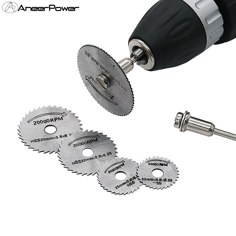 7pc PCS Wood Cutter 22 50mm HSS font b Mini b font Blades with Bracket Saw