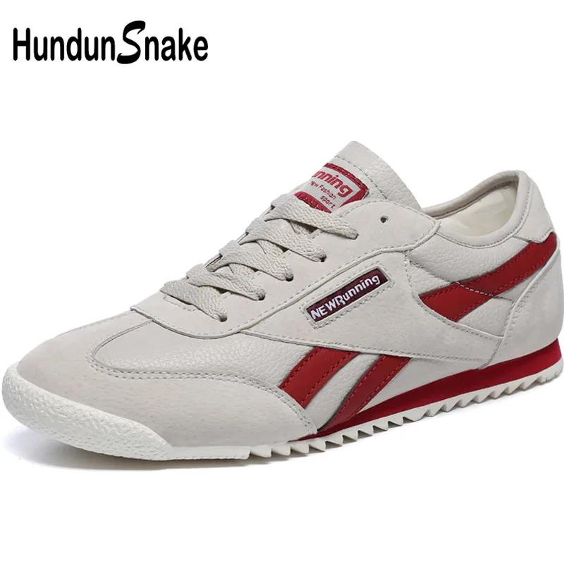 Skup Hundunsnake szare skórzane buty sportowe męskie męskie buty sportowe kobieta buty do biegania dla mężczyzn lekkie męskie buty sportowe Athletic T622