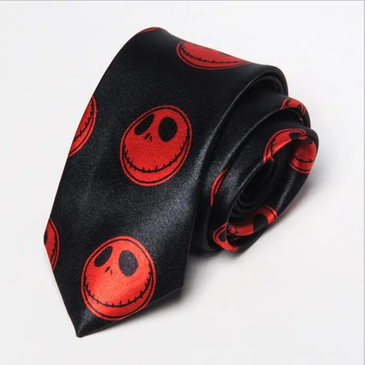 Movie DJ Tie For The Nightmare Before Christmas Cosplay Costume Men Women Gift Halloween Stage Magical Prop 1 Piece Drop Ship |