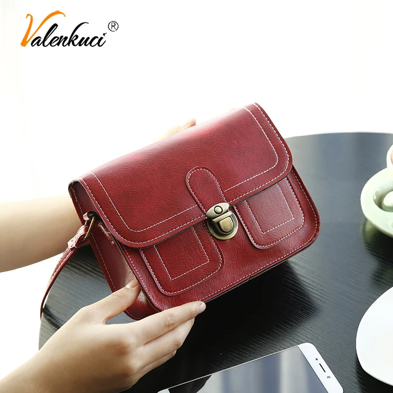 

2018 small women bag ladies retro pu leather mini flap fashion women's bags designer shoulder bags messenger bag female bolsa