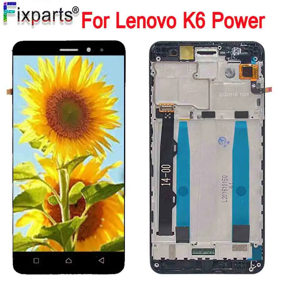 Lenovo K6 Power LCD Новый Полный ЖК дисплей кодирующий преобразователь сенсорного экрана
